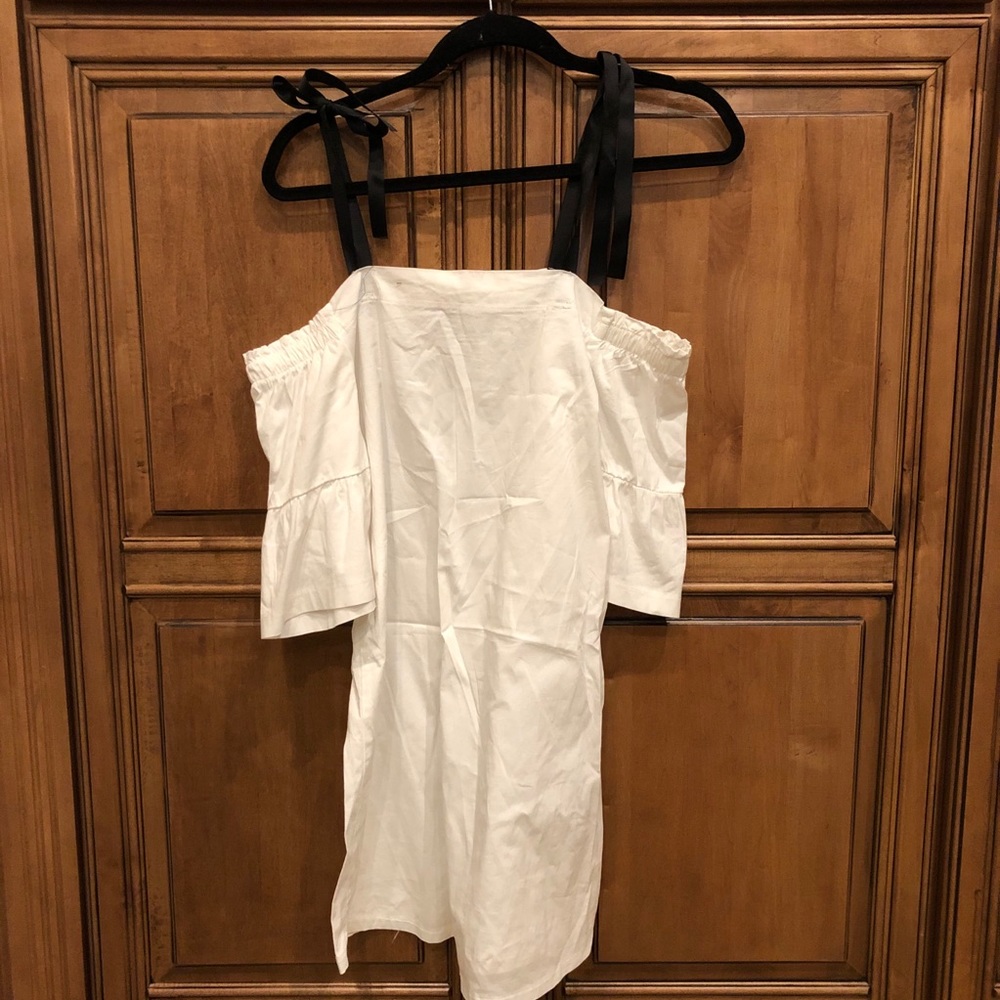 White off the shoulder dress